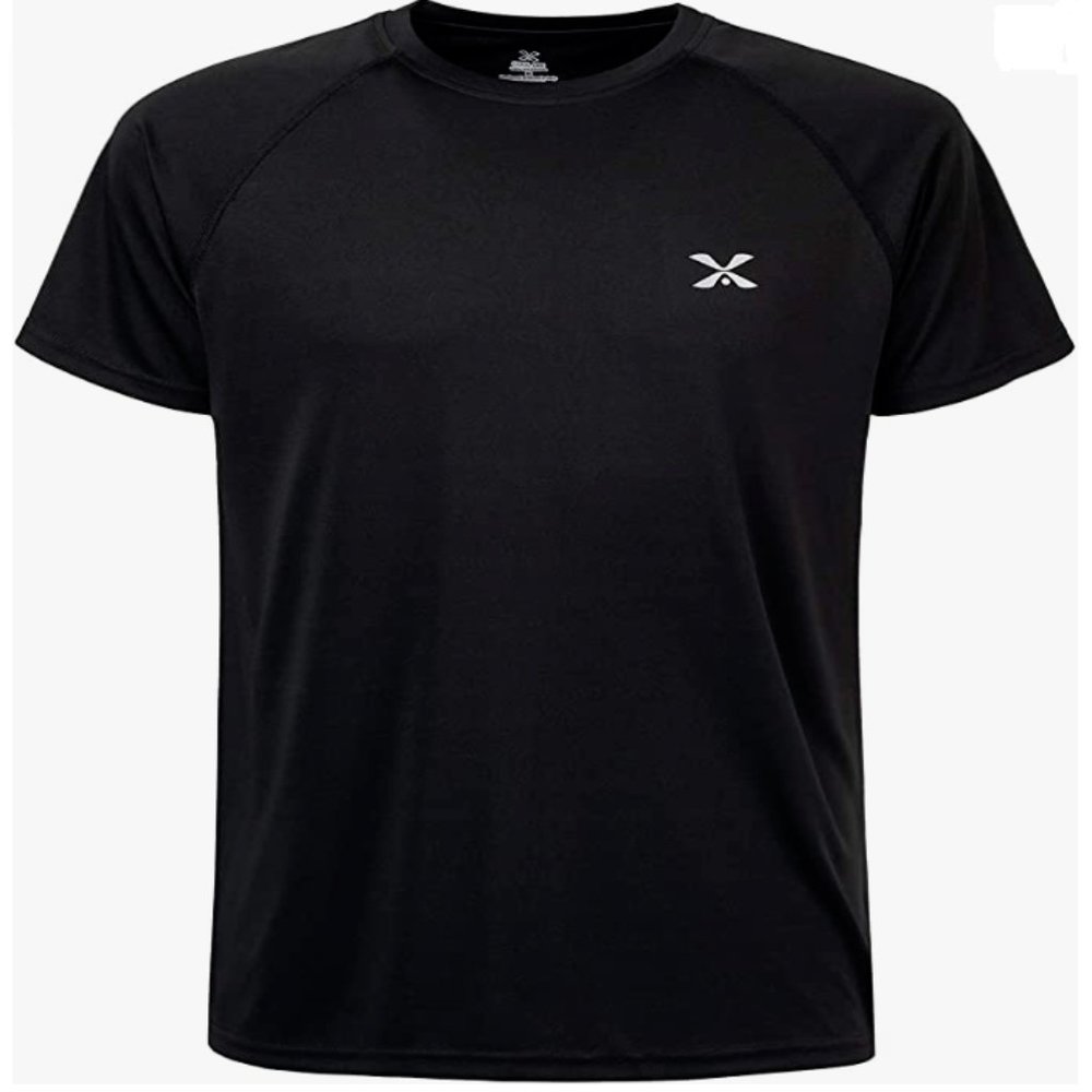 Moheen Men's Short Sleeve Quick Dry Shirts Outdoor Athletic Workout Running T M